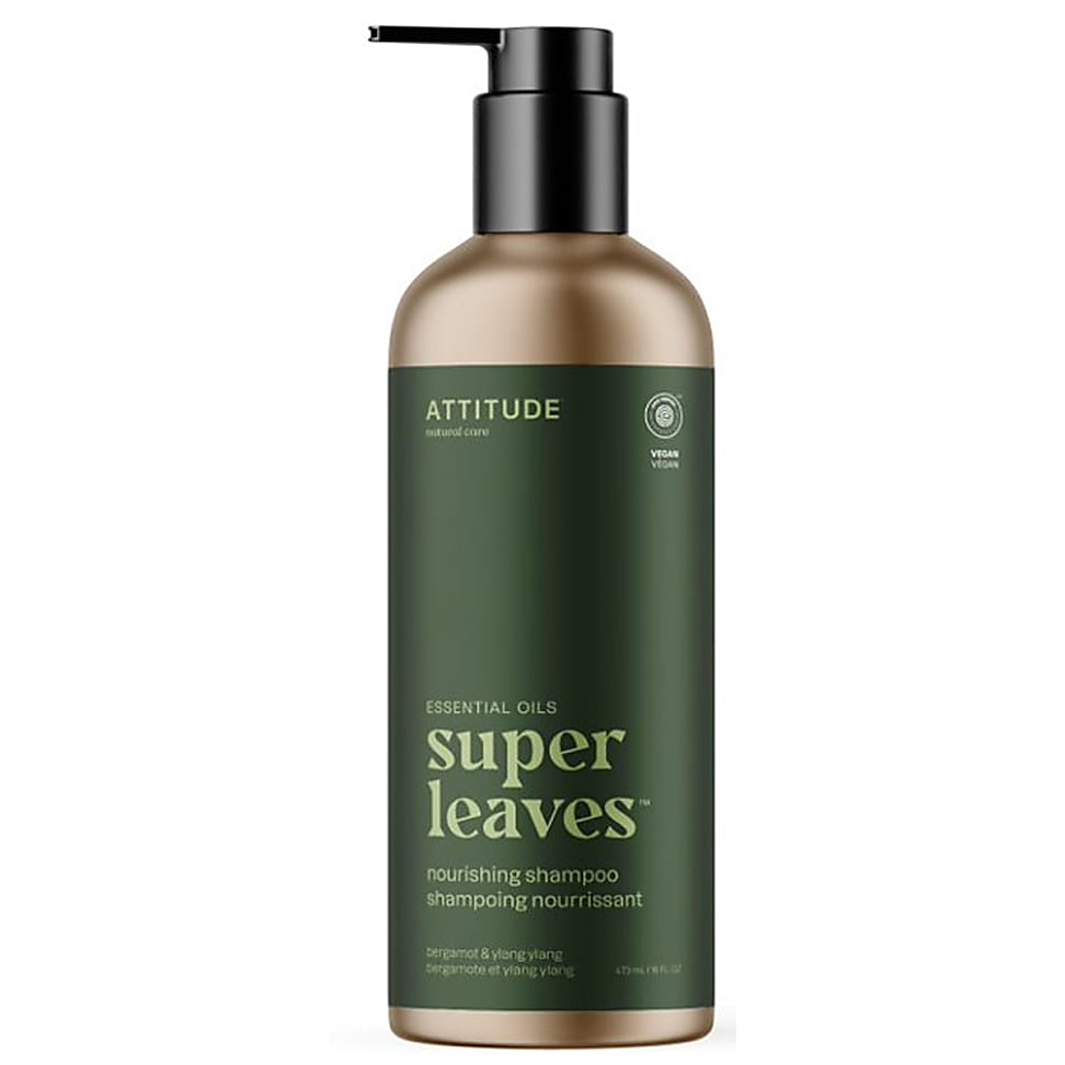 Image of Attitude Super Leaves Essentials Shampoo - Nourishing Bergamot & Y...