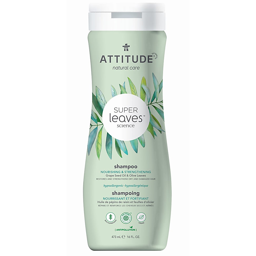 Image of Attitude Super Leaves Natuurlijke Shampoo - Nourishing & Strengthen...