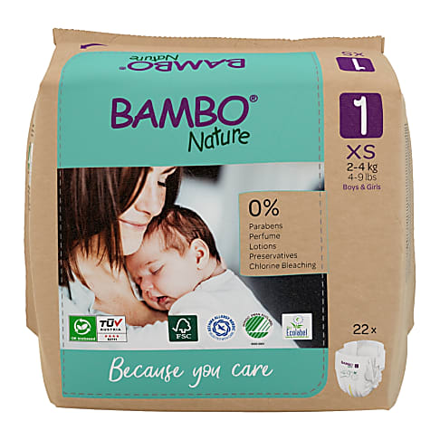 Bambo Nature Luier - New Born - maat 1 (22 stuks)