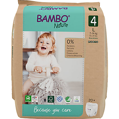 Bambo Nature Trainingsbroekje - L - maat 4 (20 stuks)