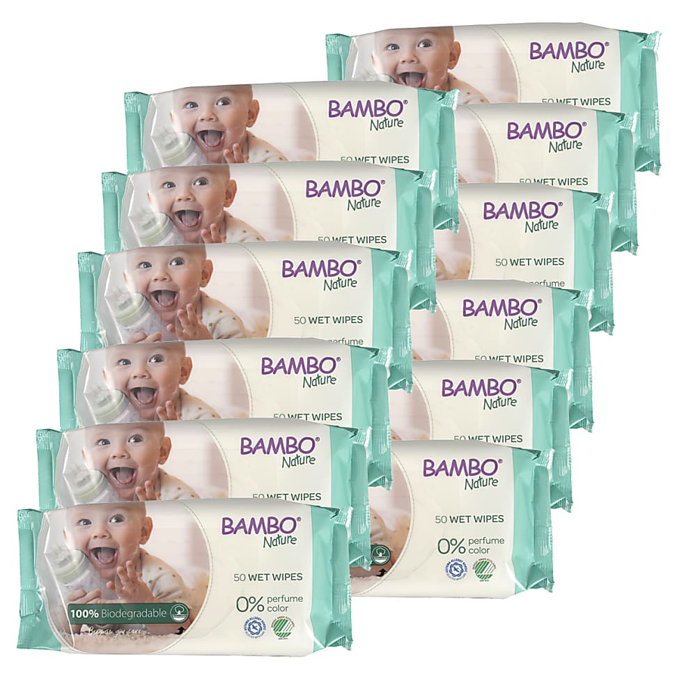 Bambo Nature Voordeelverpakking Babydoekjes 600 doekjes