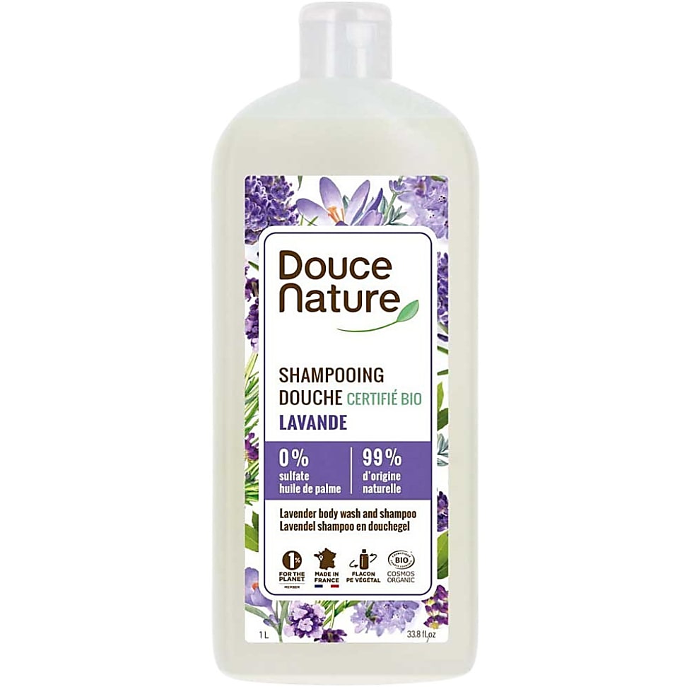 enkel en alleen Gemoedsrust beoefenaar Douce Nature - 2-1 Shampoo & Douchegel Marseille 1L