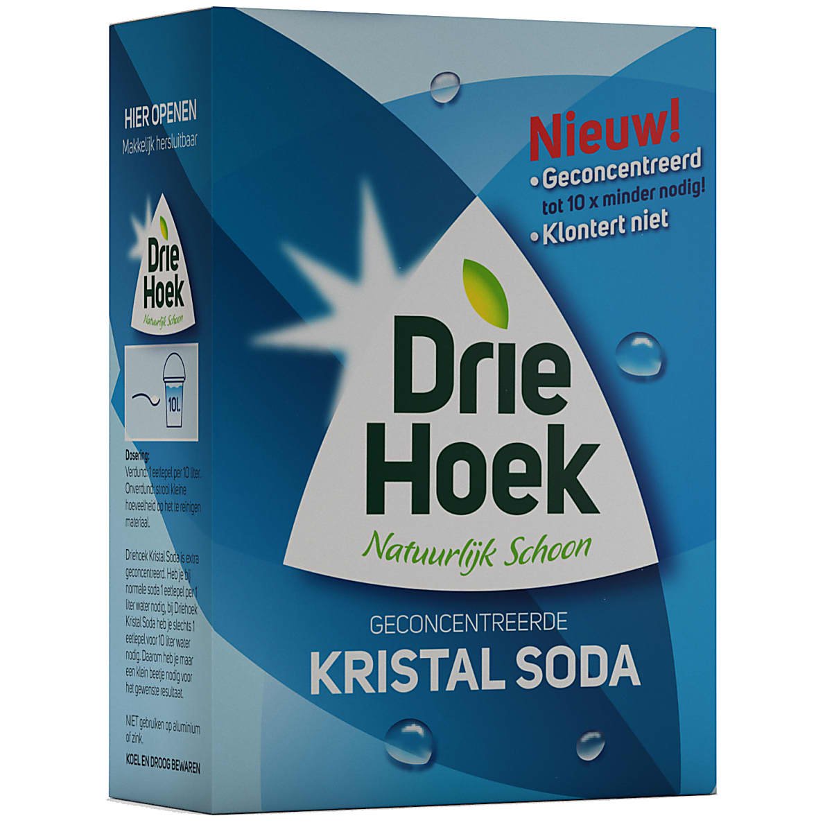 Beheer Dwang val Driehoek Kristal Soda | Big Green Smile