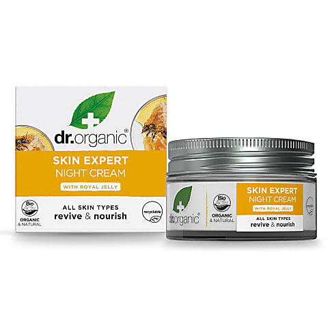 Dr Organic Skin Expert Nachtcrème met Koninginnengelei