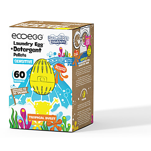 Ecoegg SpongeBob Sensitive Wasbal (60 wasbeurten) - Tropical Burst