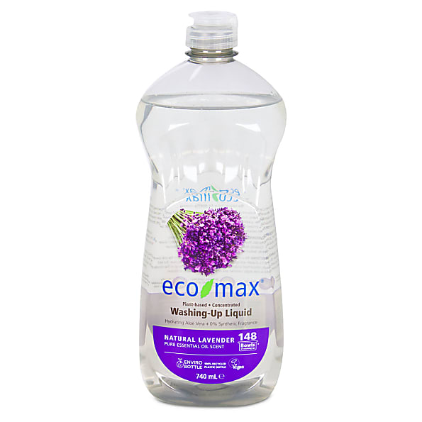 Image of Eco-Max Vloeibaar Afwasmiddel - Natuurlijke Lavendel