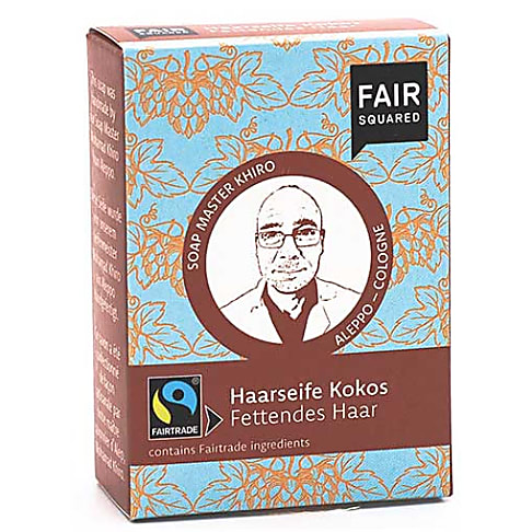 Fair Squared Shampoo Bar Kokos 80 gram - Vettig Haar
