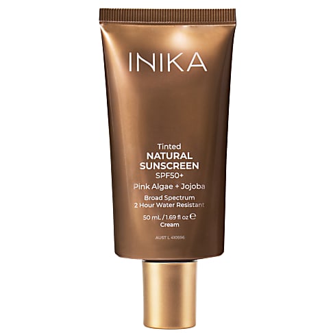 INIKA Getinte Natuurlijke Zonnebrandcrème SPF50+