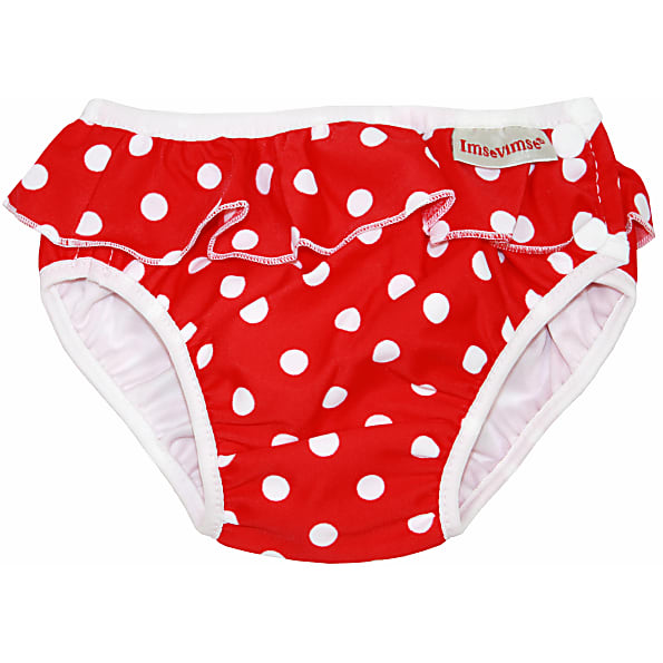 Image of ImseVimse Zwem Luiers - Red Dots Frill XL 11 - 14 kg