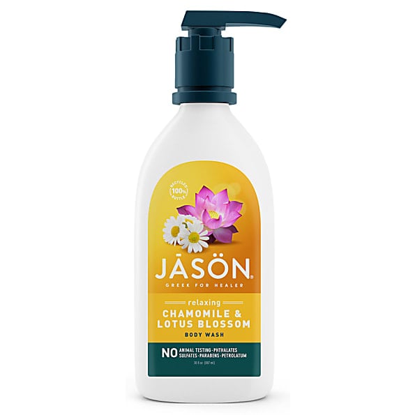 Image of Jason Natural Body Wash - Kamille & Lotus Bloesem rustgevend Cha...