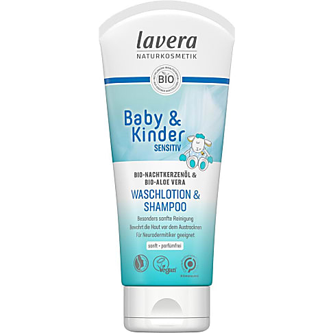 Lavera Baby & Kinder Sensitiv Waslotion & Shampoo