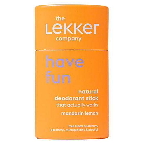 The Lekker Company Deodorant Stick Mandarijn & Citroen