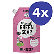 Marcel's Green Soap Handzeep Patchouli & Cranberry Stazak Multipack x4