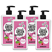 Marcel's Green Soap Handzeep Patchouli & Cranberry Multipack x4