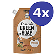 Marcel's Green Soap Handzeep Sandelhout & Kardemom Stazak Multipack x4
