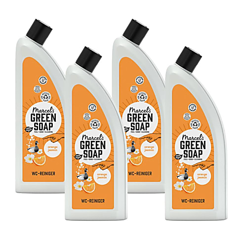 Marcel's Green Soap Toiletreiniger Sinaasappel & Jasmijn Multipack x4