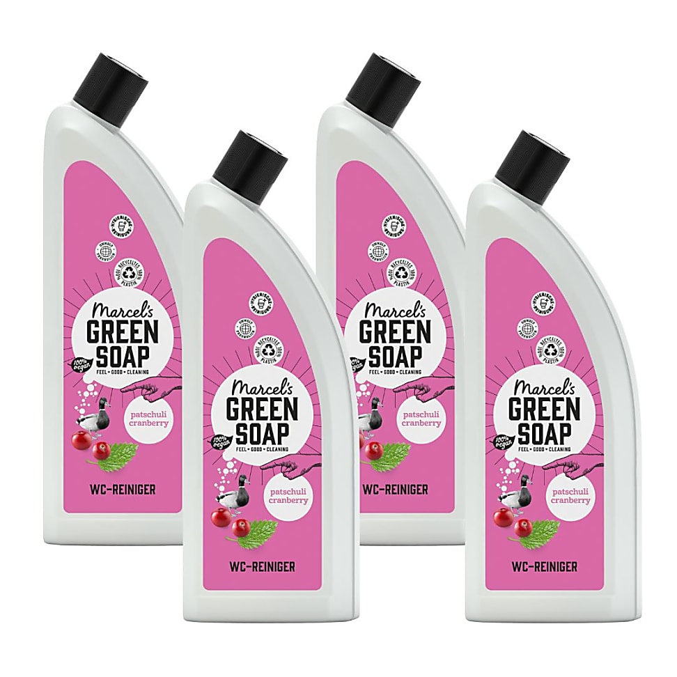 Image of Marcel's Green Soap Toiletreiniger Patchouli & Cranberry Multipack x4