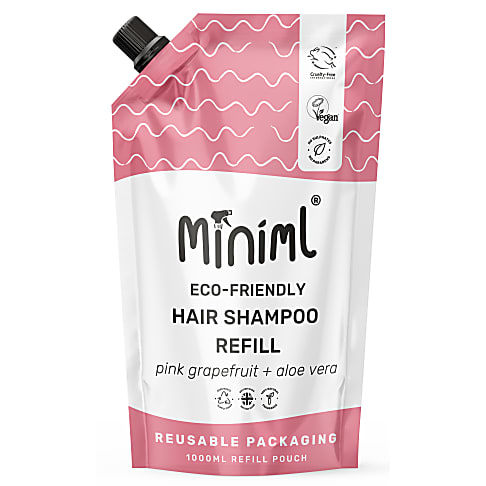 Miniml Shampoo Roze Grapefruit & Aloë Vera - 1L Refill