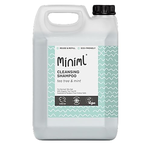 Miniml Cleansing Shampoo Tea Tree & Munt - 5L Refill