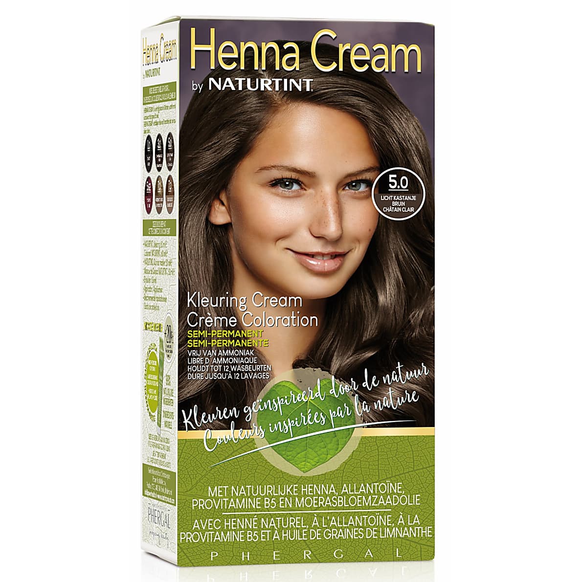 Schaap geboorte Rechtzetten Naturtint Henna Cream 5.0 Licht Kastanje Bruin | BigGreenSmile
