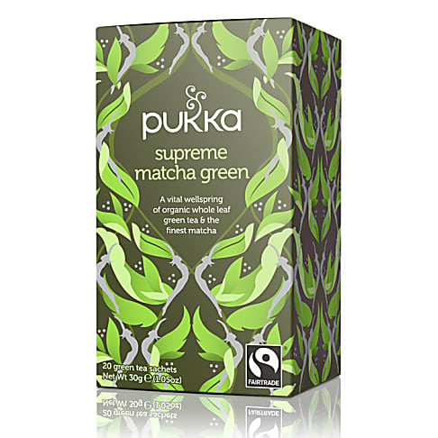 Pukka Supreme Green Matcha Bio Thee (20 Zakjes) | BigGreenSmile